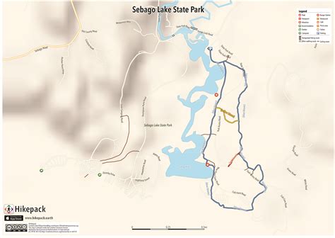 Sebago Lake State Park | Hikepack: Clever Hiking Maps