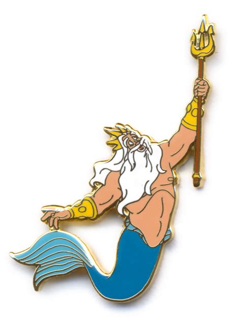 50090 - King Triton Holding Up His Trident - The Little Mermaid - Walt ...