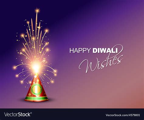 Diwali crackers background Royalty Free Vector Image