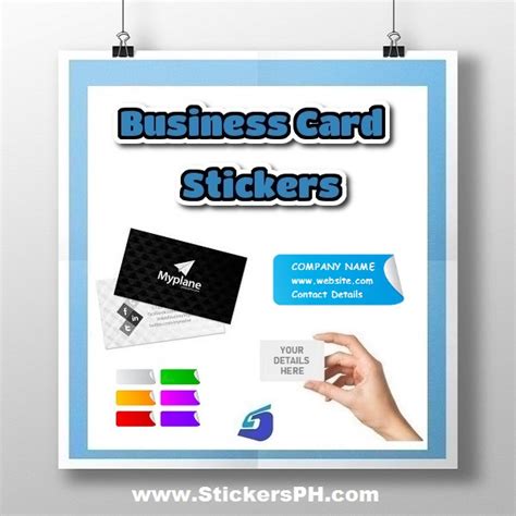 Custom Business Card Stickers - StickersPH.com Philippines