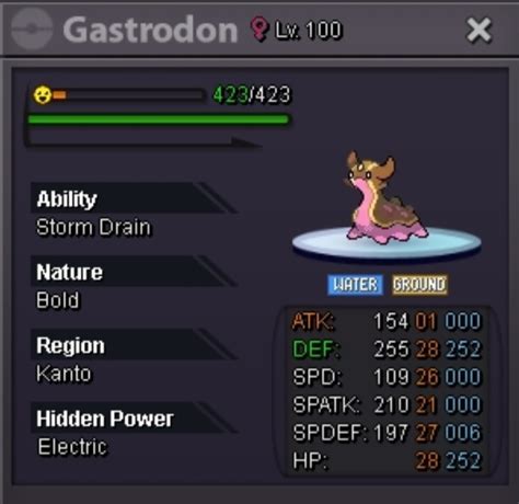 Epic 20+ BOLD GASTRODON STORM DRAIN - Selling Pokémon - Silver ...