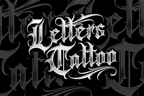 Gangsta Typeface | Tattoo Fonts | Stunning Blackletter Fonts ~ Creative Market