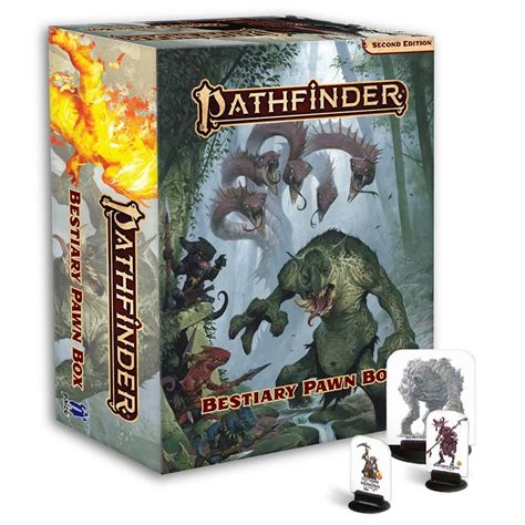 Pathfinder 2E Pawns: Bestiary Box | RPG Cardboard Miniatures – Dark Elf Dice