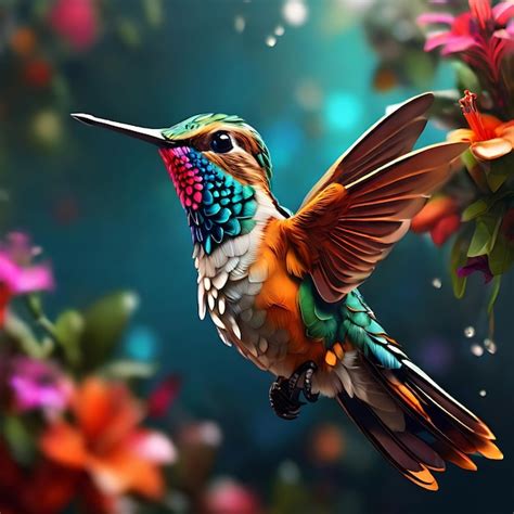 Premium AI Image | hummingbird AI