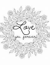 Adult Coloring Pages About Love sketch template