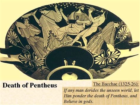 Euripides' Bacchae: Death of Pentheus