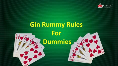 Gin Rummy Rules