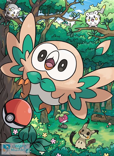 Rowlet by General-Mudkip on DeviantArt