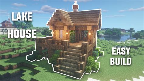 How to build a Lake House in Minecraft (tutorial)