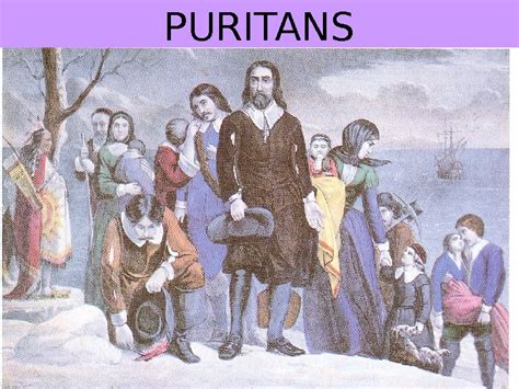 HISTORY OF THE USA PURITANS