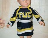 94 American Girl Doll Clothes-Dance/Cheer costumes ideas | cheer ...