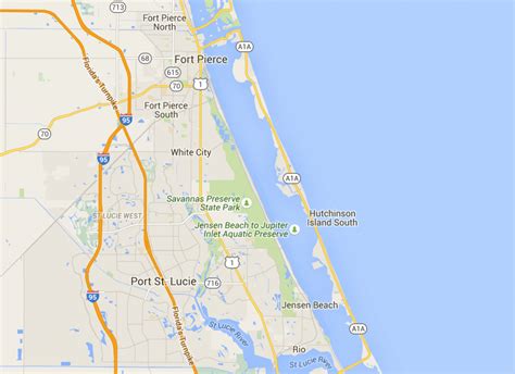 Map Of Hutchinson Island Florida | Maps Of Florida