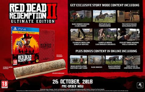 Red Dead Redemption 2 - List of available DLC and Bonus Content - Just Push Start