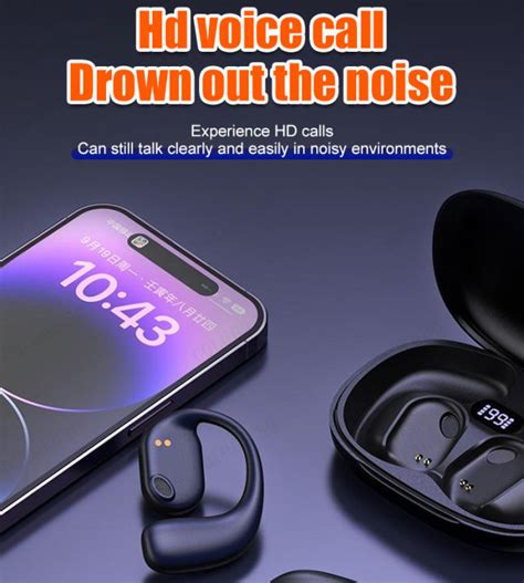 Battery life True bone conduction Hanging ear Bluetooth headset ...