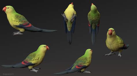 Regent Parrot Figurine by DragonArtist15 | Download free STL model | Printables.com