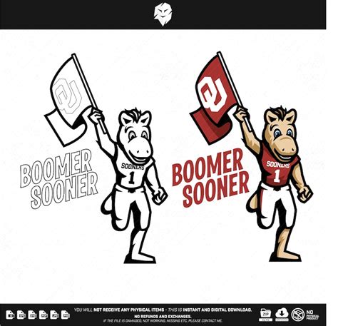 Boomer Sooner Black Vector ai, Eps, SVG, PDF, and Image jpg, Png and Colors Vector ai, Eps, PDF ...