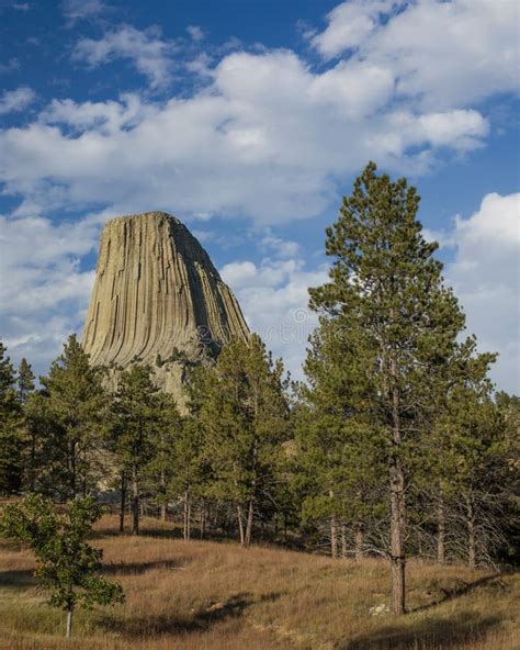 Devils Tower National Monument, Hulett, Wyoming Stock Photo - Image of ...