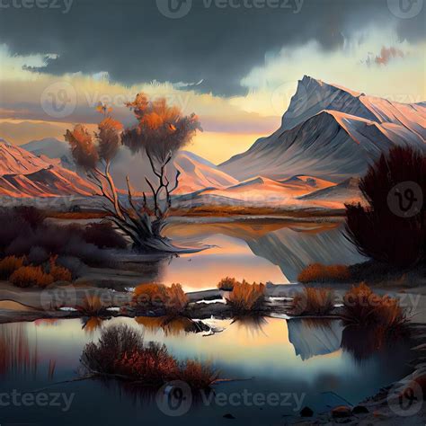 Landscape Art - Ai Generated 22416393 Stock Photo at Vecteezy