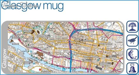 Map Of Glasgow City Centre - TravelsFinders.Com