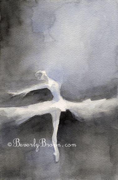 Black and White Ballet Dancer Painting - Wall Art | Dancer painting ...