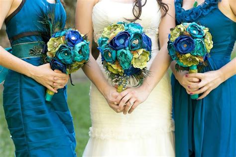 Peacock Colors Wedding