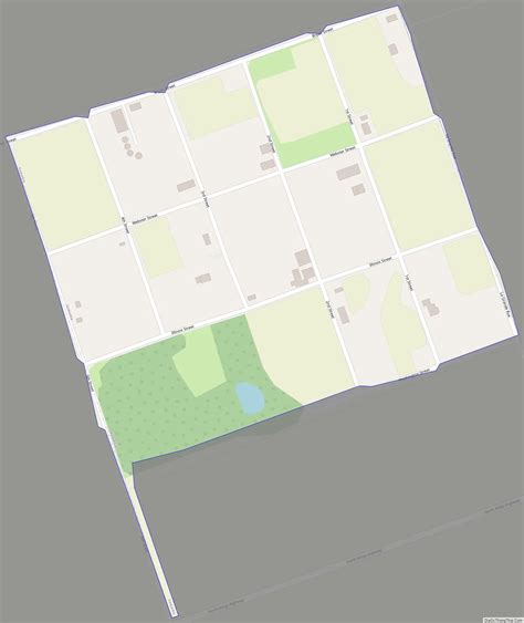 Map of Kaskaskia village