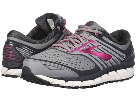 Brooks Ariel '18 (Grey/Grey/Pink) Women's Running Shoes. The ...