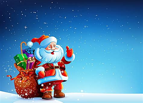 Santa Claus Background Material | Santa claus wallpaper, Happy christmas day, Father christmas gifts