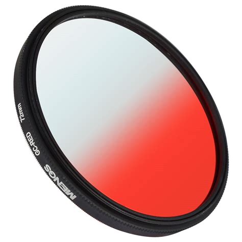 MengsPhoto | MENGS® 72mm Graduated RED Lens Filter With Aluminum Frame ...