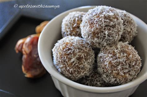 UpclosewithSaumya: Date n Nut Balls....Healthy Sweet Indulgence