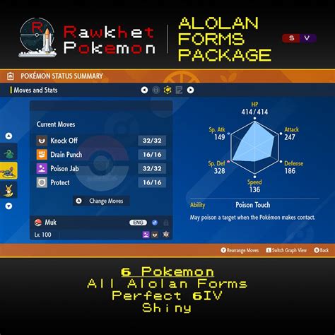 Alolan Forms Package (15x, 6IV, Shiny) – Pokemon Scarlet and Violet ...