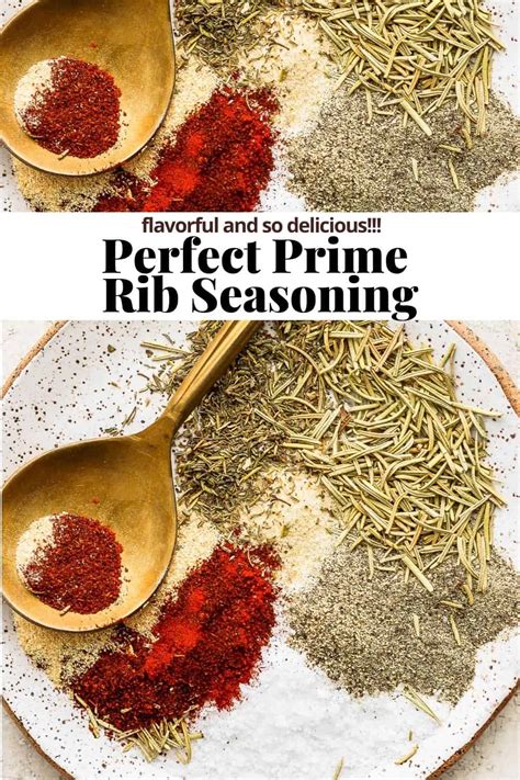 Prime Rib Seasoning (prime rib rub) - The Wooden Skillet