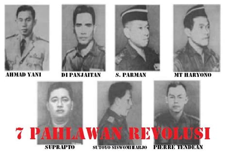 Berikut Biodata 7 Jenderal Pahlawan Revolusi yang Dibunuh dalam G30S PKI dan Dibuang Ke Lubang ...