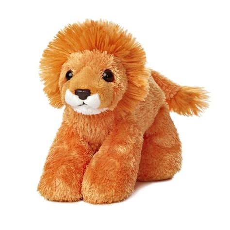 Lionel the Stuffed Orange Lion Mini Flopsie by Aurora at Stuffed Safari ...