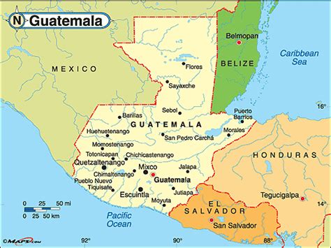 Chimaltenango Guatemala Map