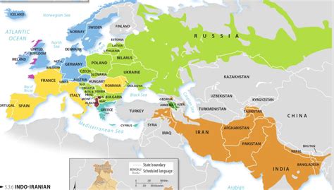 Indo European Language Family Distribution Diagram | Quizlet