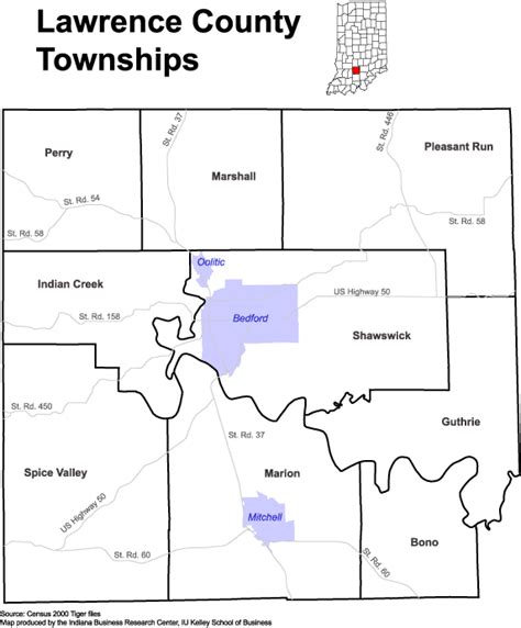 Lawrence County Maps