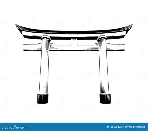 How To Draw A Torii Gate