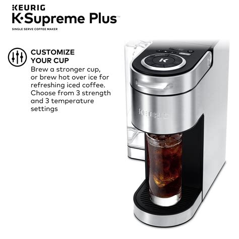 Keurig® K-Supreme Plus Single Serve K-Cup Pod Coffee Maker, MultiStream ...