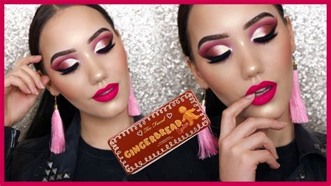 TOO FACED GINGERBREAD SPICE PALETTE TUTORIAL | MAKEMEUPMISSA - YouTube