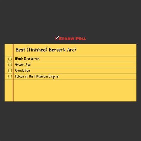 (Poll) Favorite Berserk Arc? : Berserk