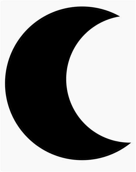 Moon Shape Png Picture Library Download - Crescent Moon Shape Transparent, Png Download - kindpng