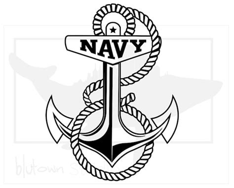 Official Navy Anchor Logo