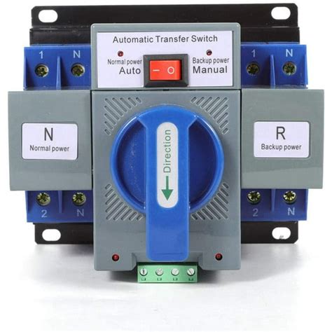 Dual Power Automatic Transfer Switch Generator Changeover Switch 110V ...