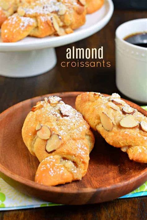 Easy Almond Croissants - Shugary Sweets