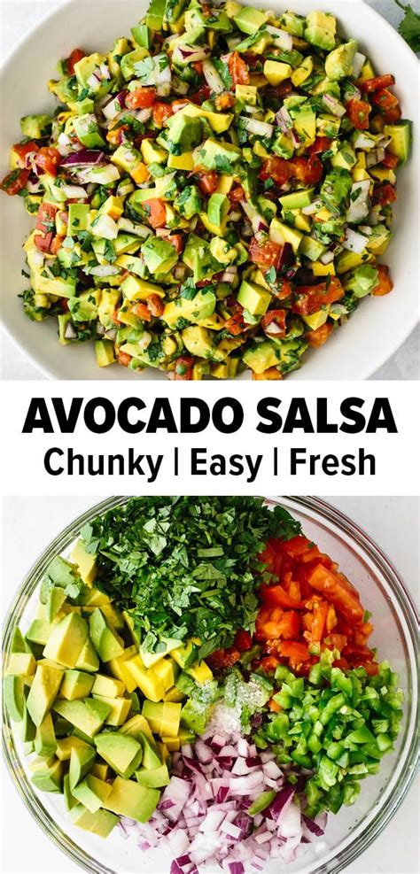 The best avocado salsa fresh easy – Artofit