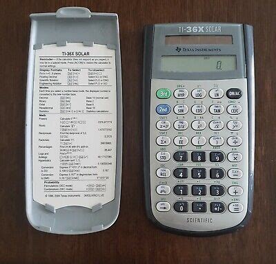 Texas instrument calculator ti-36x solar | eBay