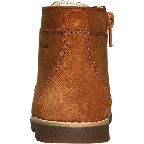 Buy Clarks Infant Boys Heath Dash Boots Tan Leather