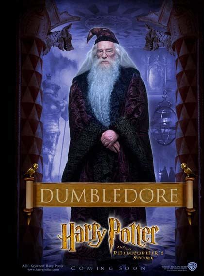 Philosopher's Stone Character Poster - Dumbledore - Harry Potter Photo ...