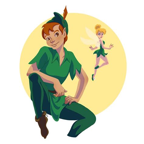 Peter Pan and Tinker Bell